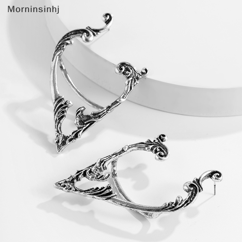 Mornin Punk Fairy Ear Cuff Earring Dark Elf Ear Clip Tanpa Anting Untuk Wanita id