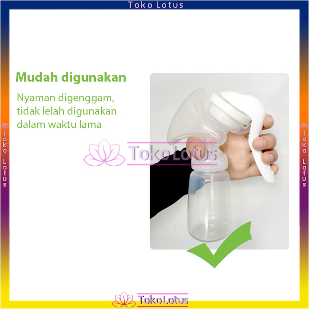 Pompa asi Manual Qiutee berkualitas BPA Free Manual BOX or NO BOX [Bisa Bayar Ditempat]