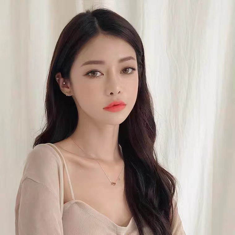 Fashion Huruf H Pengawet Warna Hypoallergenic Rose Gold Anting