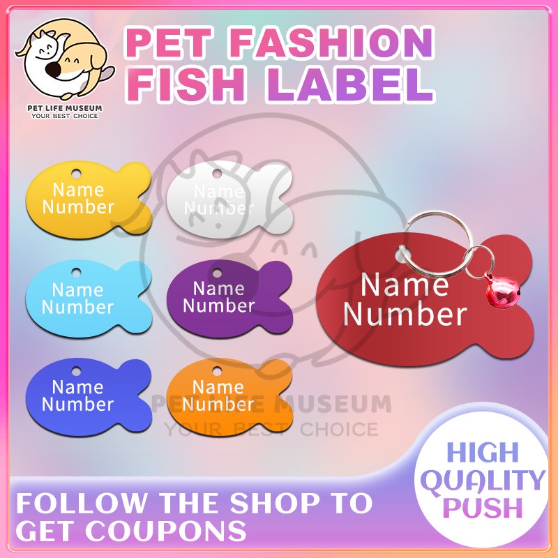 Kalung Kucing Nama Kucing Custom Nama Kucing Anjing Custom Kalung