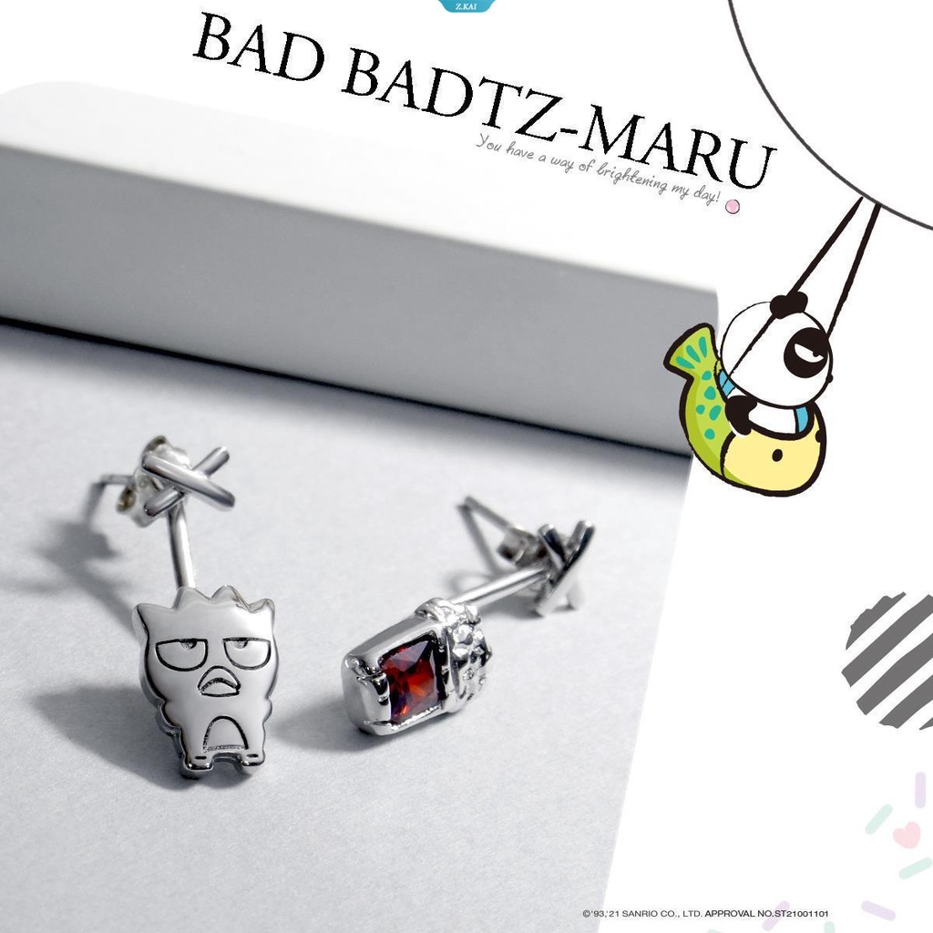 Sanrio Kawaii Perhiasan Tangan Ornamen Merancang Anting Halus Kreatif Kartun Aksesoris Logam Liontin Perhiasan Hadiah Anting [ZK]