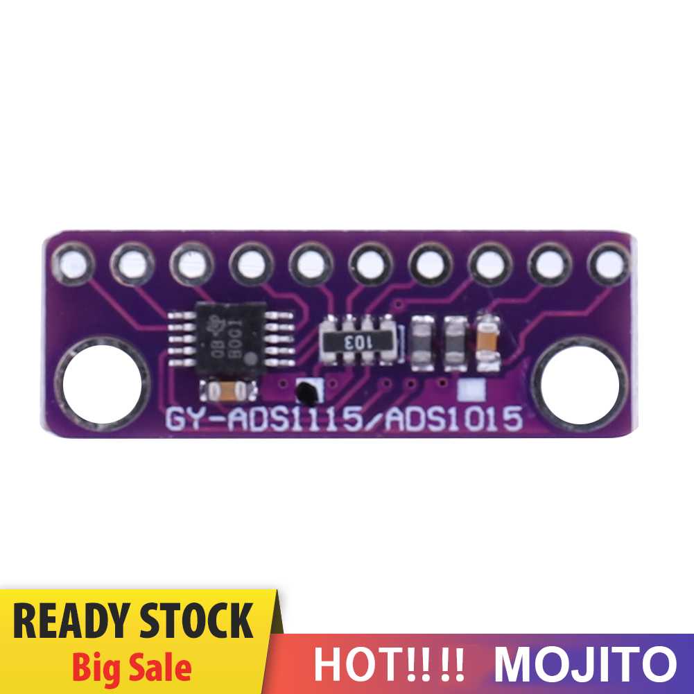 Gy-ads1115 16-Bit Modul 4channel Papan Pengembangan ADC 2.0V-5.5V I2C Interface