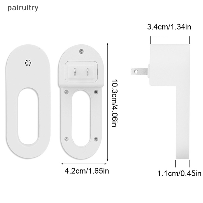 Prt 1Pc EU/US Plug Wall Night Light Socket Dengan Sensor Senja Warm White Lamp PRT