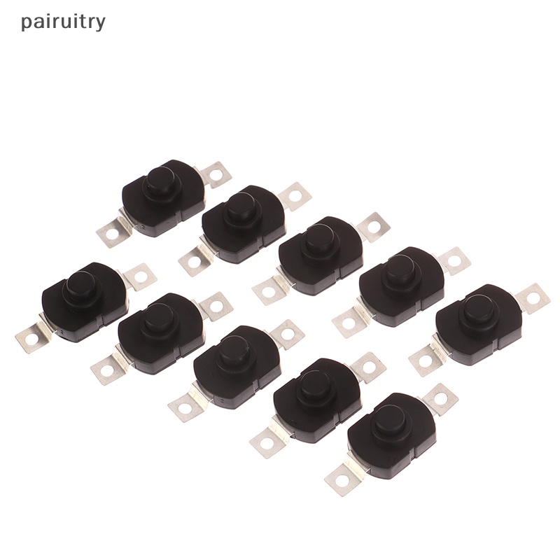 Prt 10pcs 1712-KD Latching Push Button Switch Senter Torch Kunci Mini ON-OFF PRT