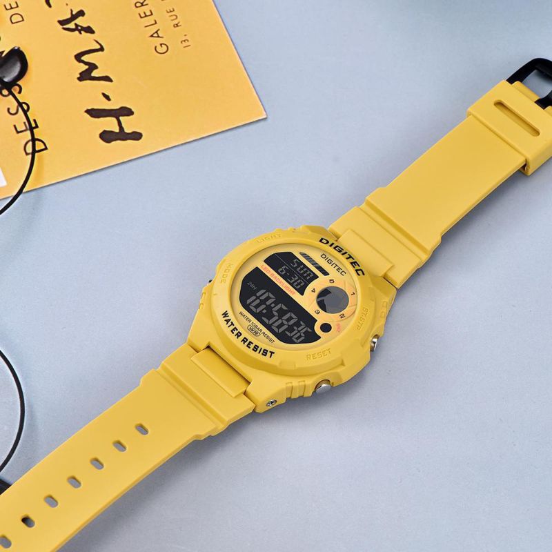 Jam Tangan Wanita Digitec BDG 7090 Digitec 7090 Original Digital Tahan Air Rubber