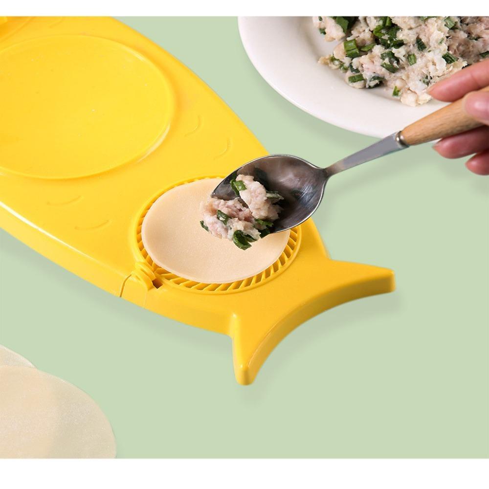 [Elegan] Alat Press Kulit Pangsit Praktis Dapur Manual 2in1 Dumpling Press Mold