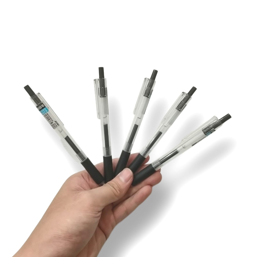 

BALLPOINT BOLPEN PENA GEL HITAM RETRACTABLE / ATK ALAT TULIS KANTOR SEKOLAH