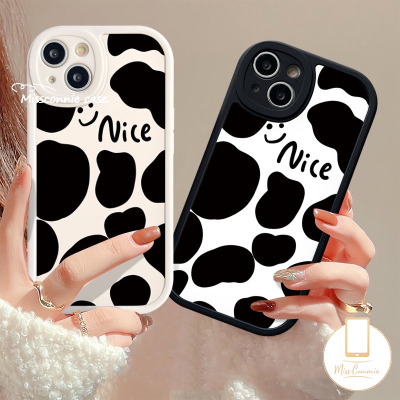 Casing Smiley Lucu Untuk Redmi 9A 10A A1 12C 10 9 9C K40s 9T 10C Redmi Note 11 9Pro 9 9s 8 10 11s 8 10s 11 10 Pro POCO M3 F4 X3 NFC Pro Mi 11T 12 Motif Leopard Soft Cover Motif Susu