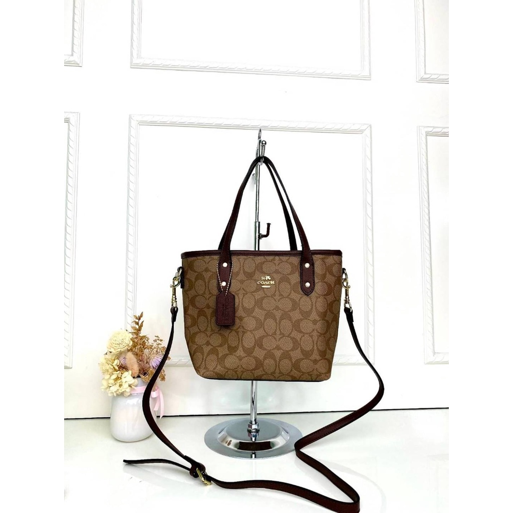 TAS WANITA COACH MINI TOTE FREE BOX IMPORT CH077  PREMIUM