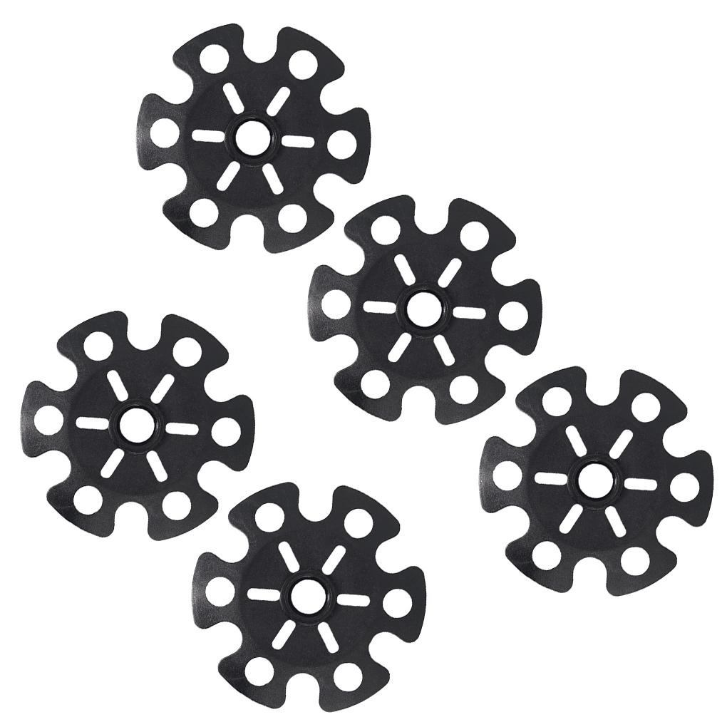 5 Pcs Hiking Tiang Keranjang Roda Karet Snowflake Mud Ski Keranjang Teleskop Tongkat Camping Hike Protector Cap Guard Aksesori