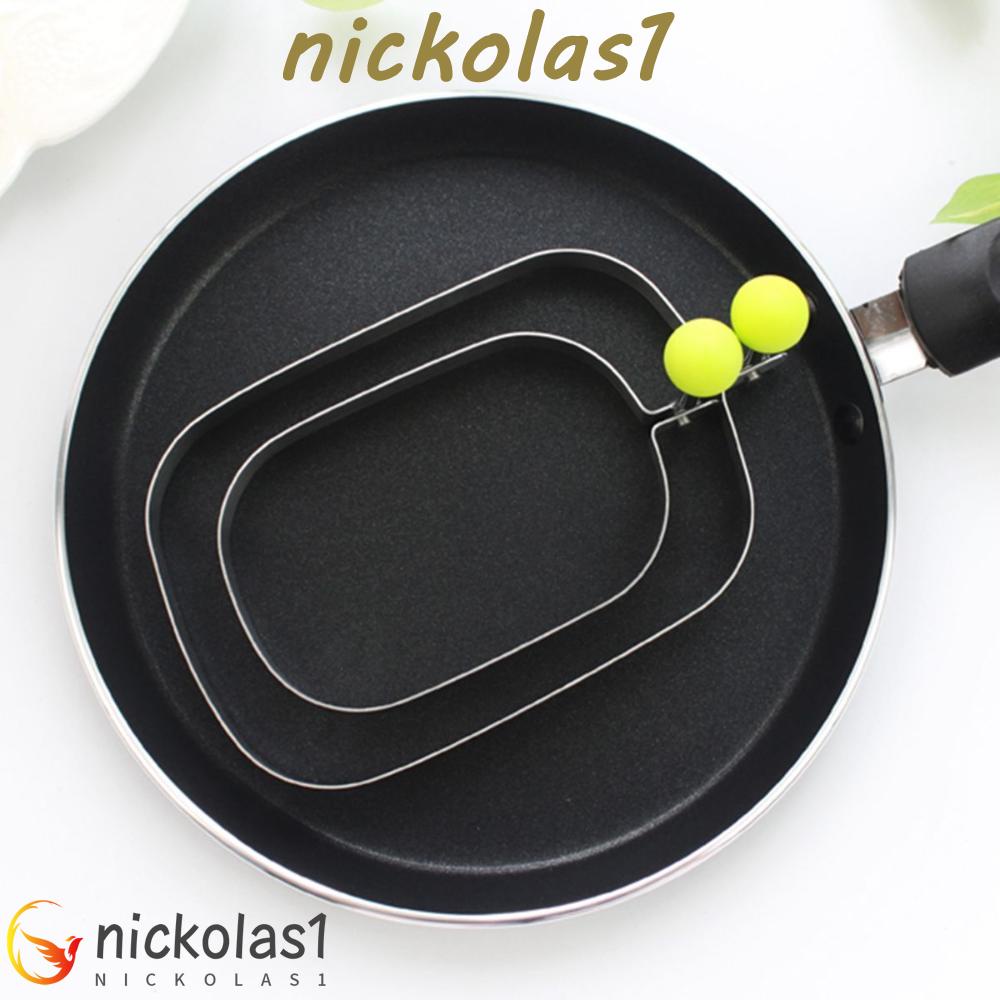 Nickolas1 Cincin Telur Dapur Baking Masak Anti Lengket Anti Lengket Anti-Melepuh Pancake Shaper