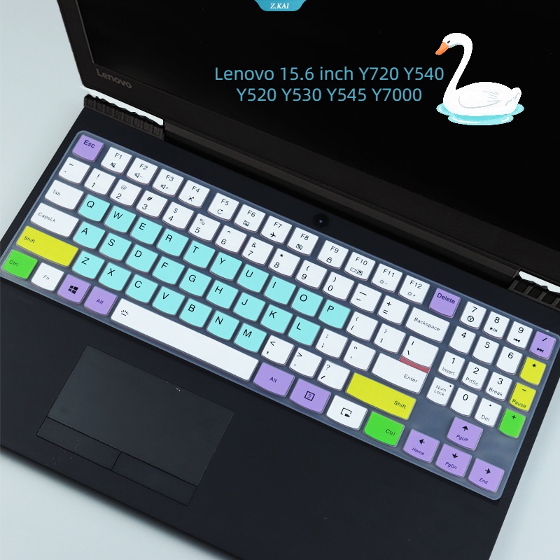 Casing Keyboard Komputer Lembut Nyaman Cocok Untuk Lenovo 15.6 Inch Y720 Y540 Y520 Y530 Y545 Y7000 Film Pelindung Tahan Air Silikon Film Keyboard Cakupan Penuh [ZK]