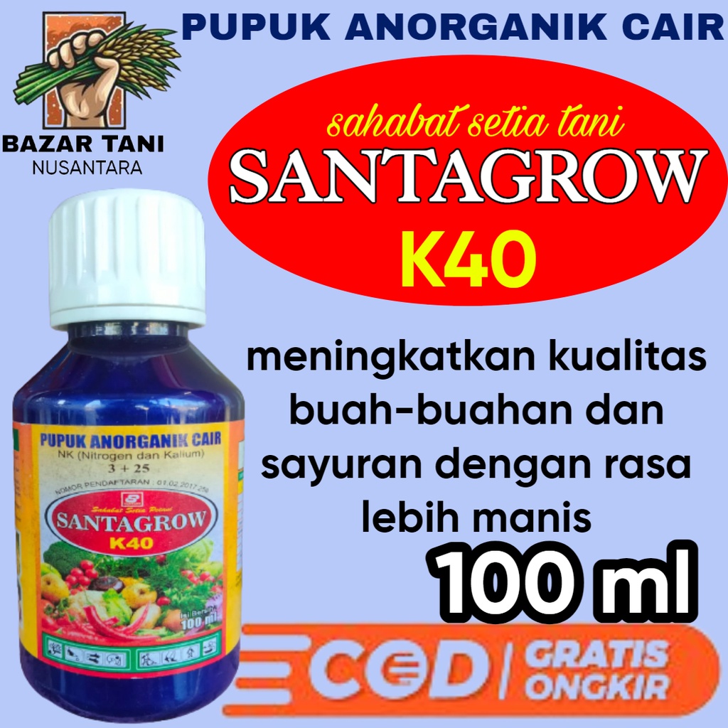 SANTAGROW K40 100 ml pupuk anorganik pencegah buah busuk