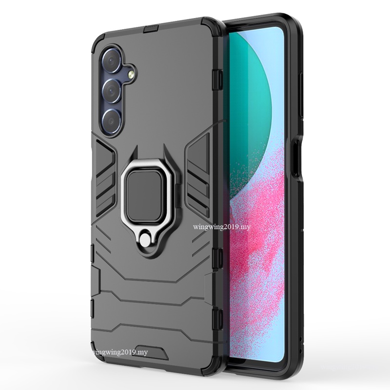 Shockproof Armor Case Untuk Samsung Galaxy M54 5G Cases Stand Holder Magnetic Phone Back Cover Untuk Samsung M54 Tritone