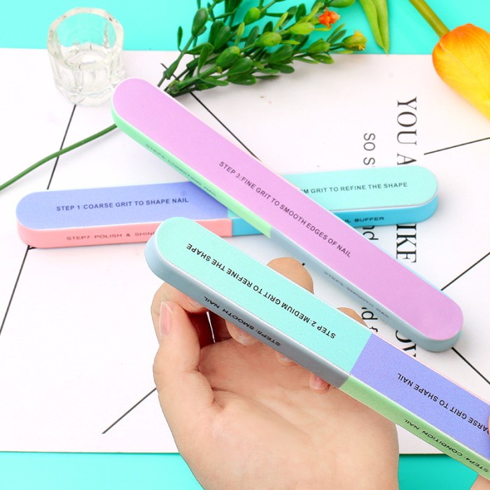 BOP KIKIRAN KUKU KILAP KIKIR MENGKILAP NAIL FILE BUFFER SHINER 7 in 1 PATEN KALI