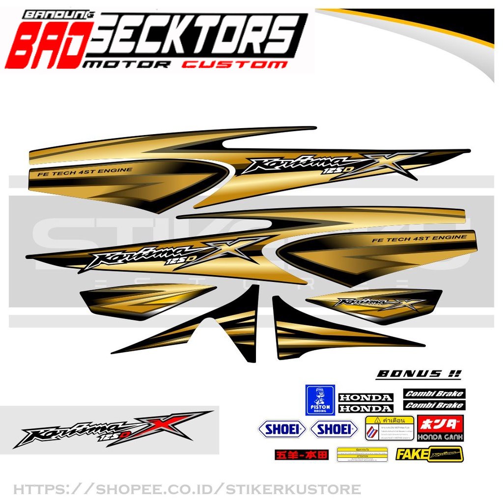 STRIPING KARISMA 125 D / STIKER KARISMA 125 D / STICKER KARISMA 125 D / SETIKER KARISMA 125 D / STIP