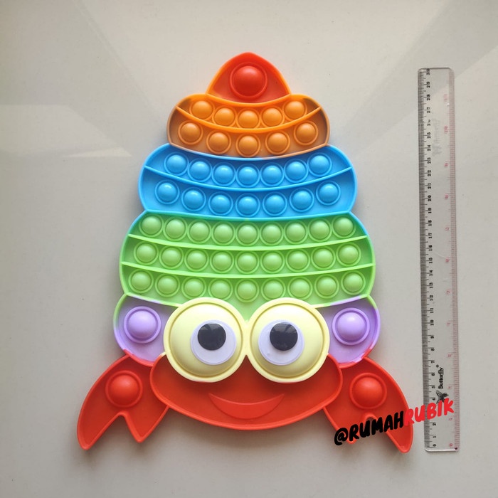 POP IT EXTRA JUMBO - KEONG RAINBOW  POP IT KEONG - SQUISHY