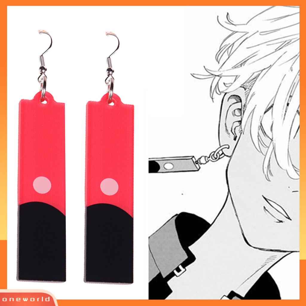 [WOD] Anting Tokyo Revengers Anime Kartun Karakter Takashi Mitsuya Ada Peradangan Drop Earrings Jewelry