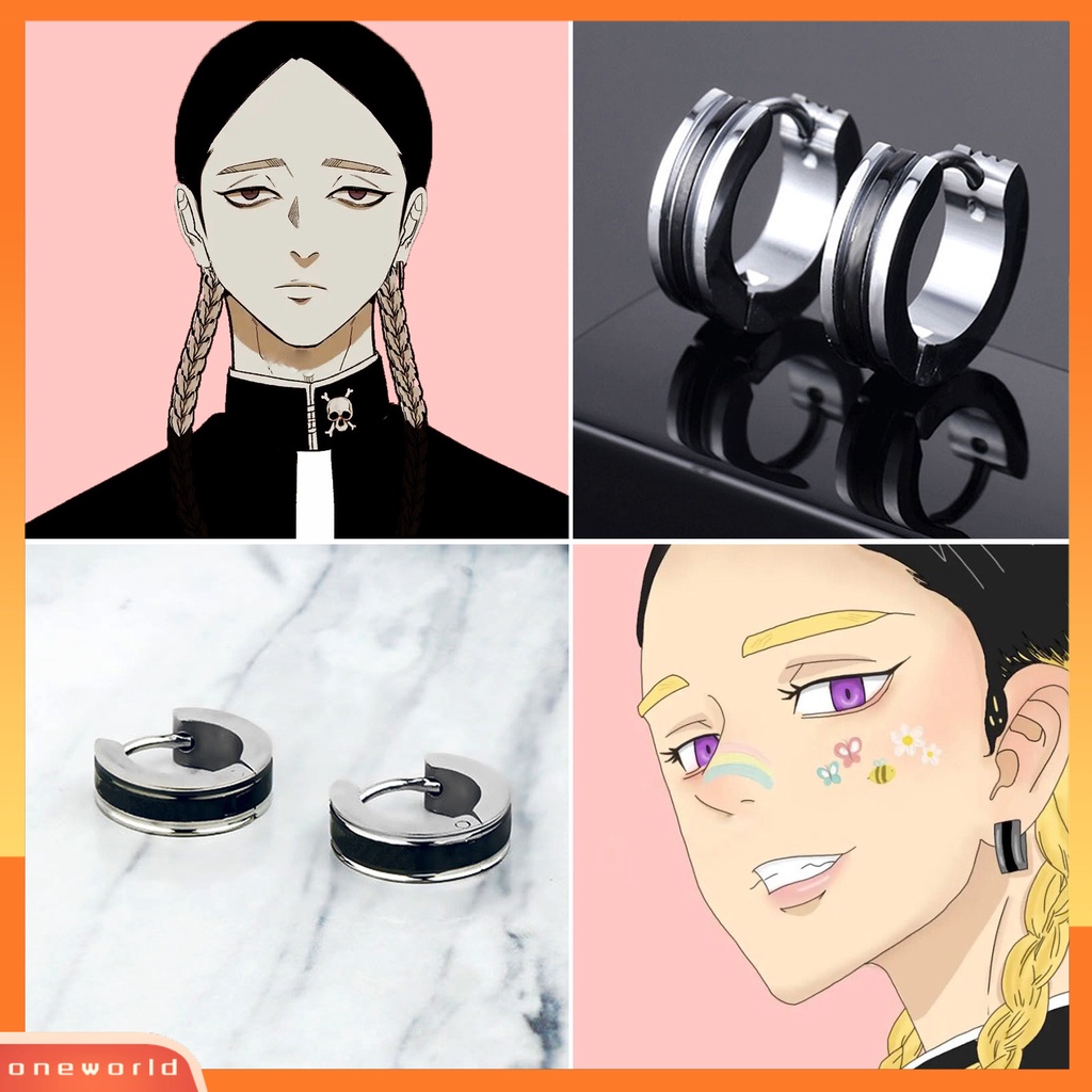 [WOD] Anting Tokyo Revengers Anime Kartun Karakter Takashi Mitsuya Ada Peradangan Drop Earrings Jewelry