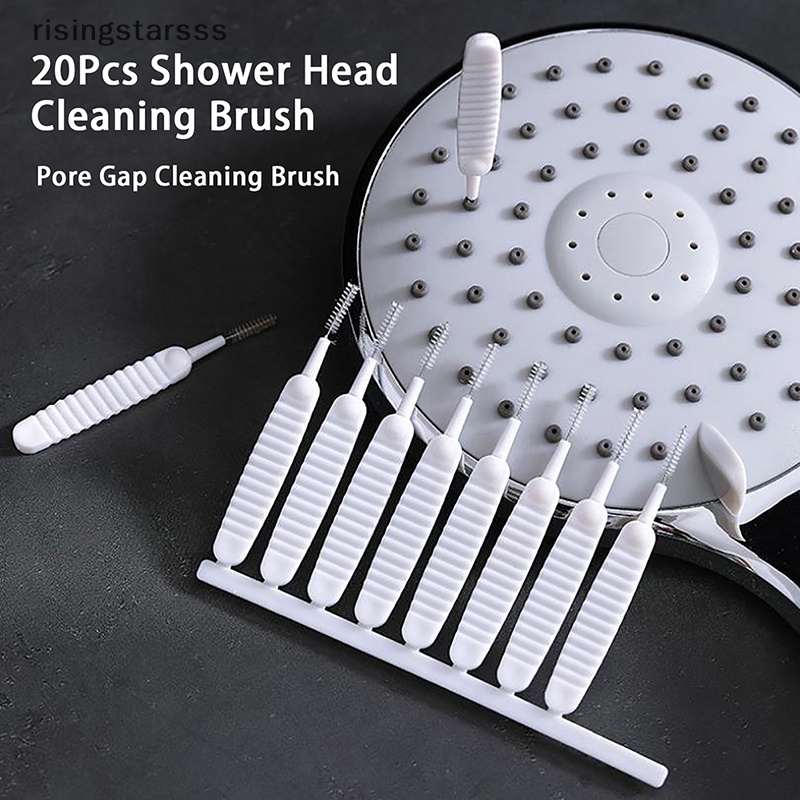 Rsid Span-new 20Pcs Shower Head Cleaning Brush Pori Anti-cging Brush Phone Hole Clean Brush Jelly