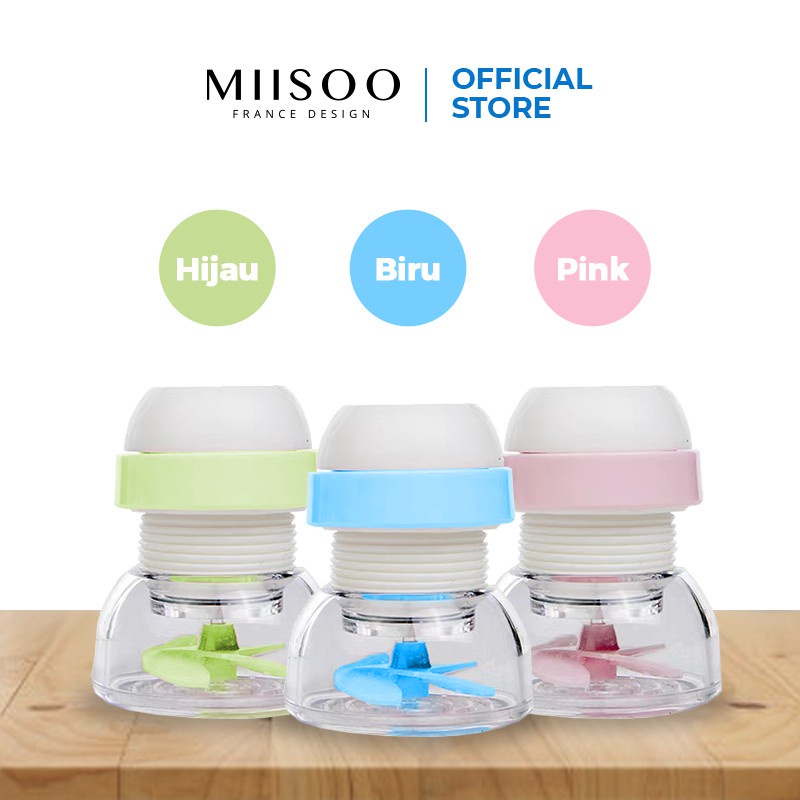 MIISOO Sambungan Kran FLEXIBLE Filter Air Anti Splash Shower Saringan Kran Air Keran