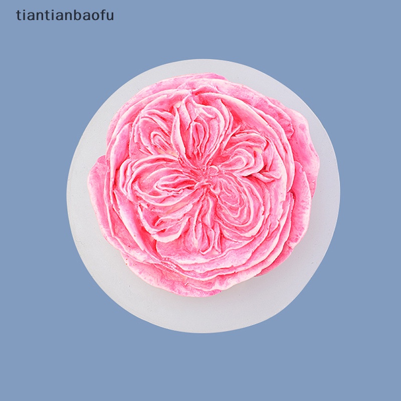 [tiantianbaofu] 1pc Rose Silicone Mold DIY Bunga Membuat Sabun Resin Mold Decor Boutique