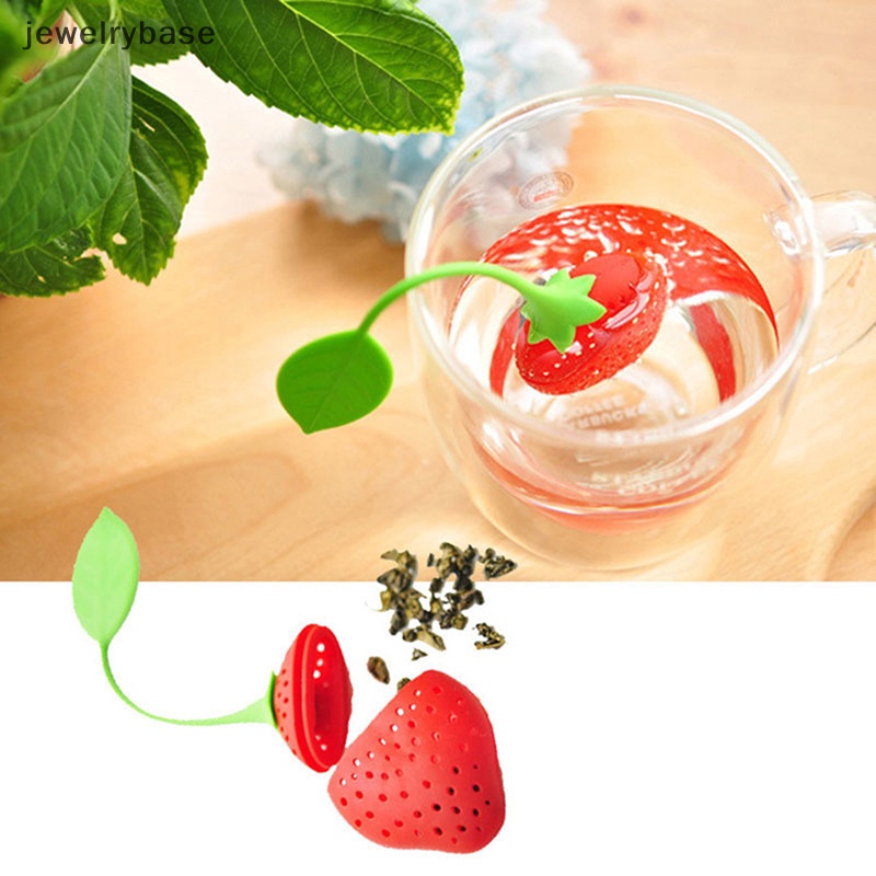 [jewelrybase] Silikon Tea Infuser Ball Kreatif Teko Alat Saringan Daun Teh Alat Dapur Butik