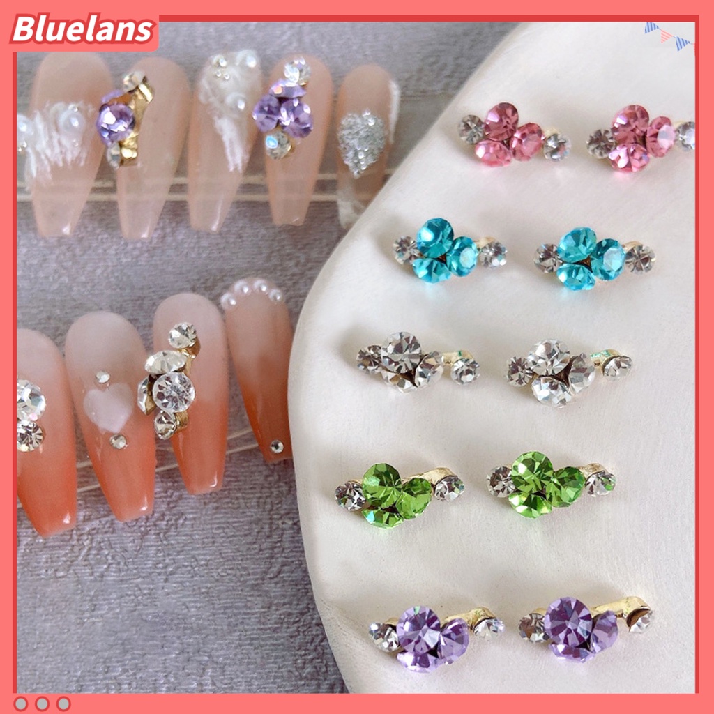 [BLM] Hiasan Nail Art Rhinestones Multiguna DIY Glittery 3D Manicure Craft Pile Rhinestones Untuk Anak Perempuan