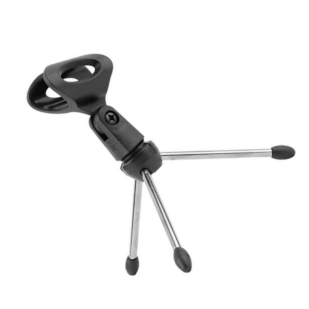 POPULAR Populer Mic Stand ABS Zinc Alloy Desktop Dudukan Meja Tripod Bracket