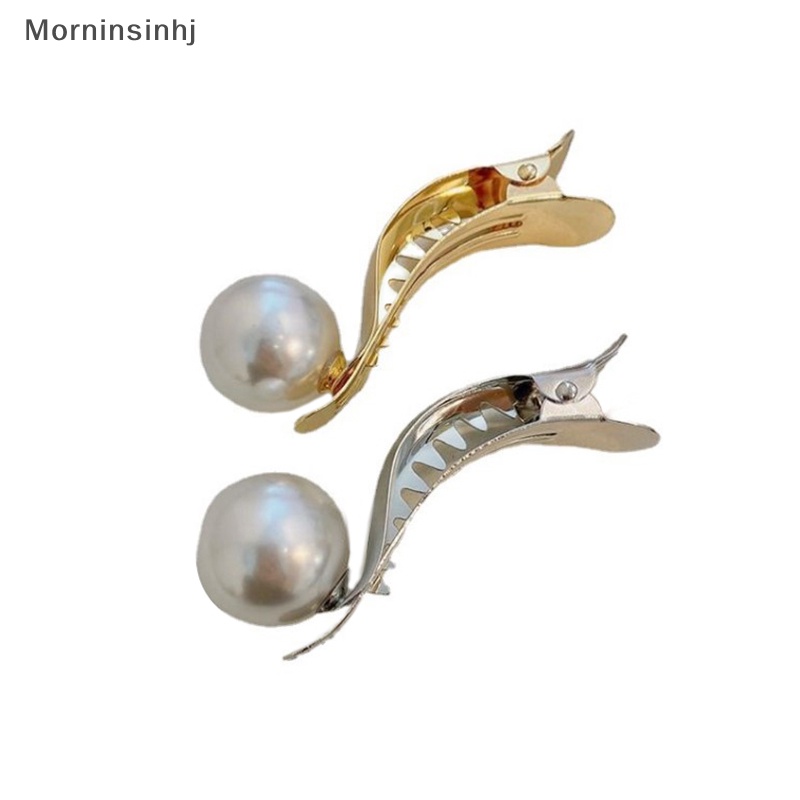 Mornin Fashion Metal Pearl Hair Clip Aksesoris Jepit Rambut id