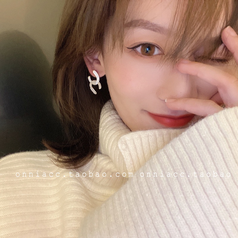 Anting2023gaya Baru Influencer Temperamen Korea Trendi Merasakan Temperamen Anting Mutiara Anting Perempuan Anting