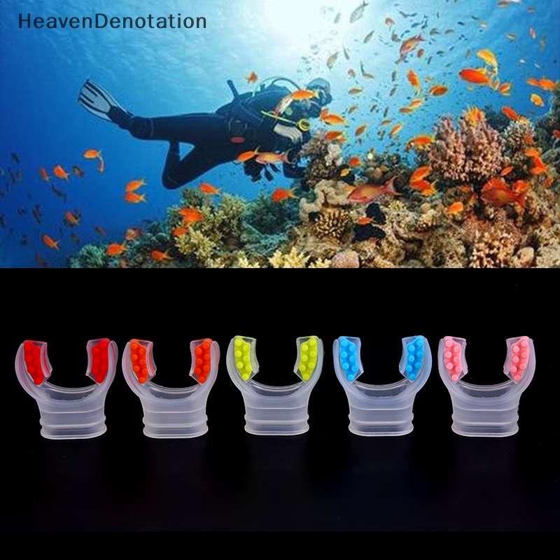 [HeavenDenotation] Silicone Throwaway Underwater Diving Breathe Tube Snorkeling Menyelam Mulut Regulator HDV