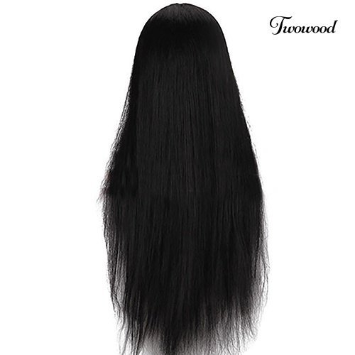 Twowood Latihan Kepala Manusia Model Rambut Panjang Hairdressing Manekin Boneka