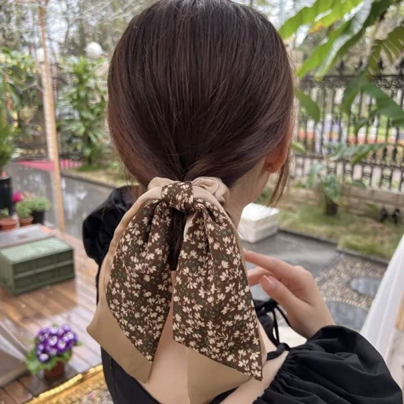 SCRUNCHIE KARET PITA RAMBUT WANITA ELEGAN KOREA AKSESORIS FASHION IMPORT
