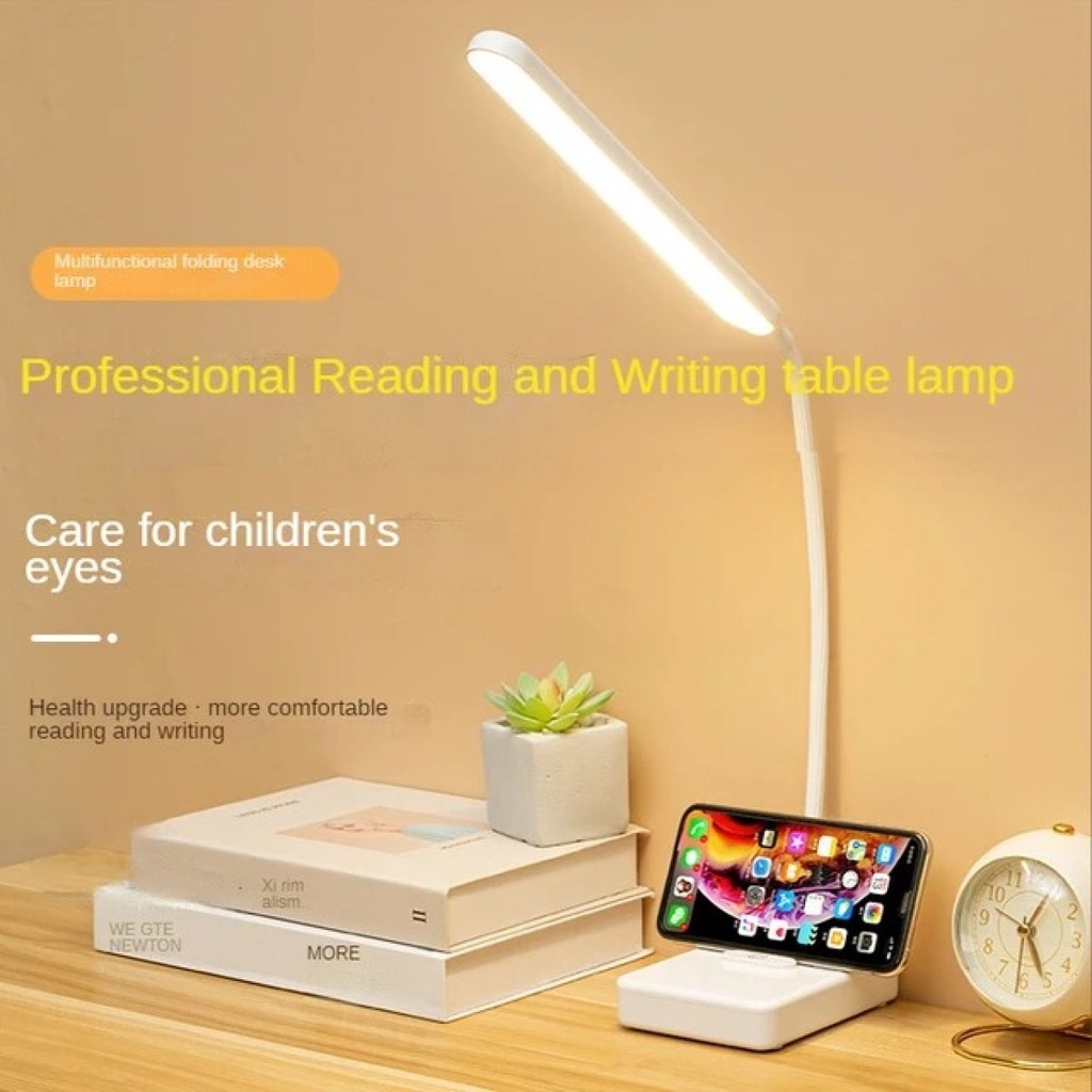 TaffLED Lampu Meja Belajar Desk Lamp 30 LED USB Version 3 in 1 Color
