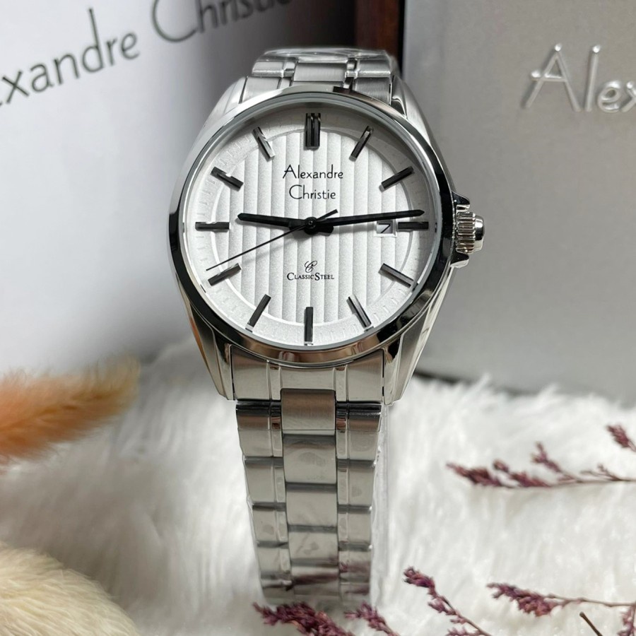 JAM TANGAN WANITA ALEXANDRE CHRISTIE AC 8686 / AC8686 RANTAI ORIGINAL GARANSI 1 TAHUN