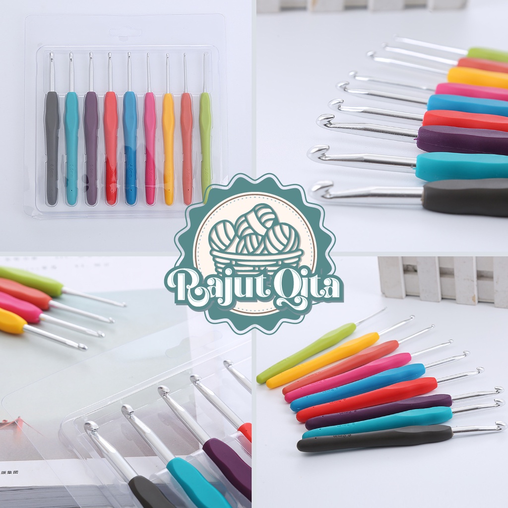 Hakpen Gagang Karet (Jarum Rajut) satuan