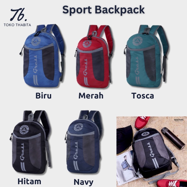 Tas Ransel Mini Pria Gress Sport Backpack