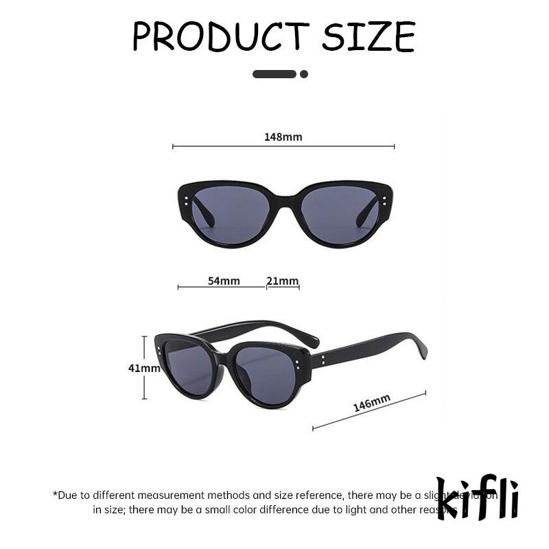 [KD]Fashionable Chic Kacamata Kreatif Mata Kucing Kacamata Hitam Wanita Street Photography Sunglasses