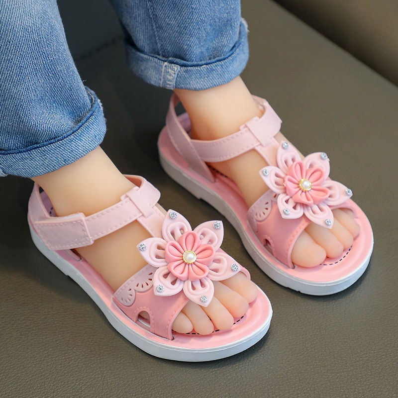 LittleAaron  CAPADOCIA FLOWER Sepatu Sandal Anak Perempuan Motif Bunga Kualitas Premium