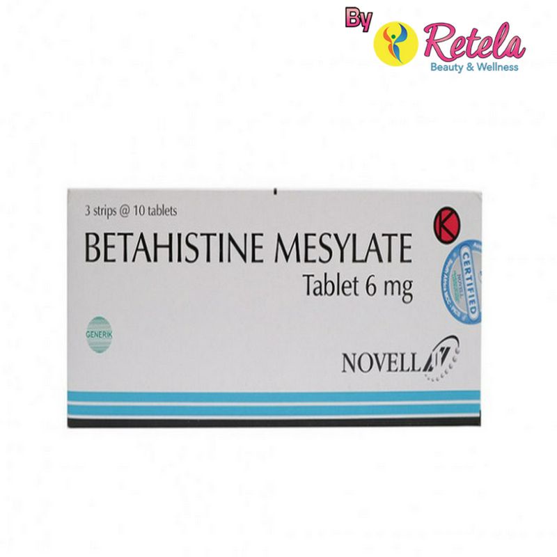 BETAHISTINE MESILATE 6MG 1 STRIP 10 TABLET