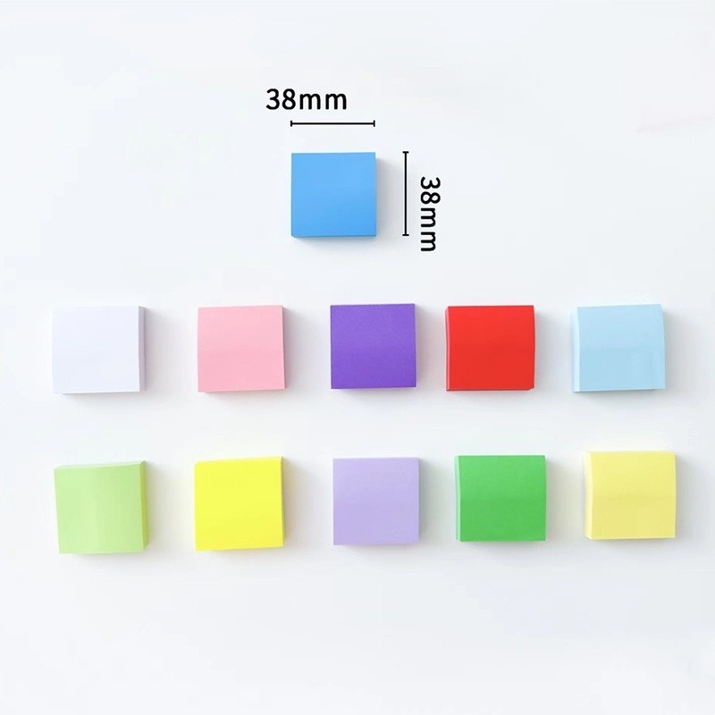 Sticky Note Warna Kotak Kecil 38mm x 38mm / Sticky Memo Warna isi 100lembar