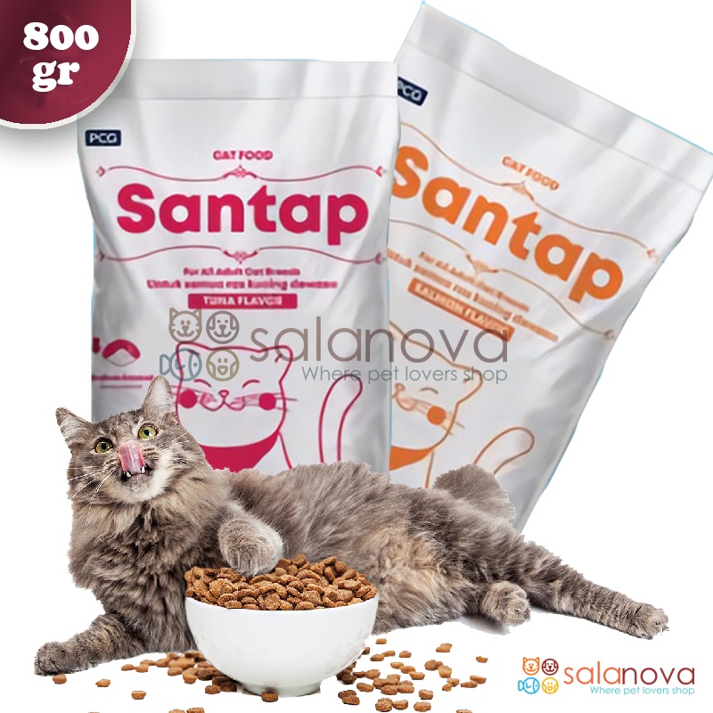 Santap 800gr Makanan Kucing Kering Dry Food