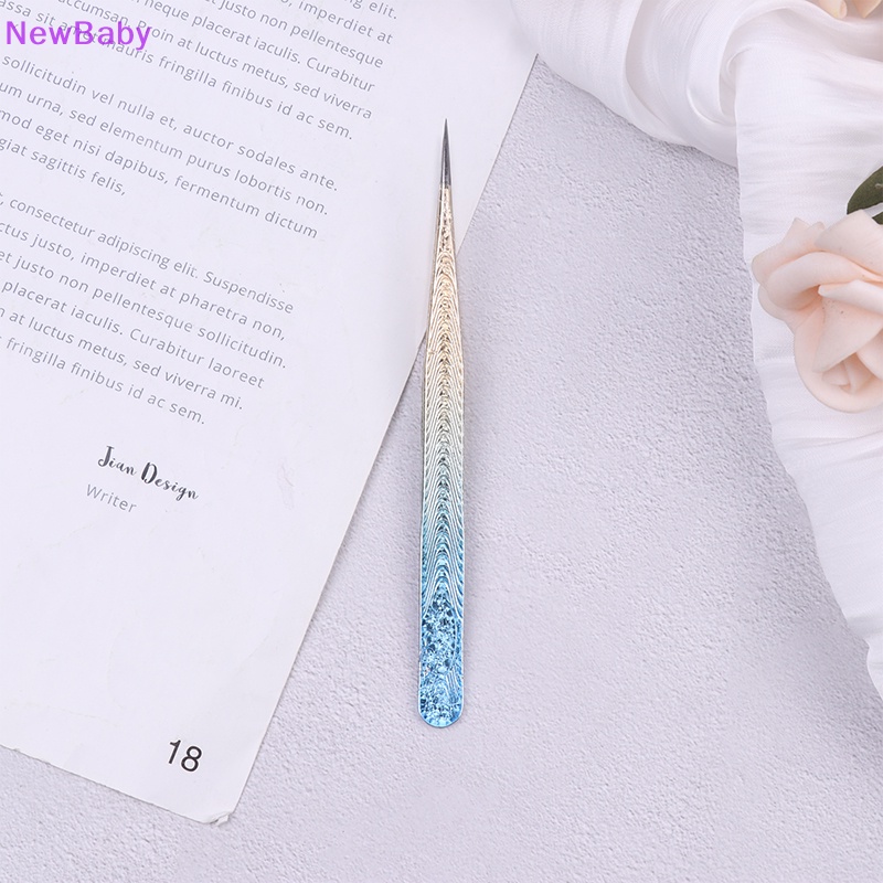 Newbaby Pinset Bulu Mata Stainless Steel Klip Bulu Mata Gradasi Presisi Tinggi ID