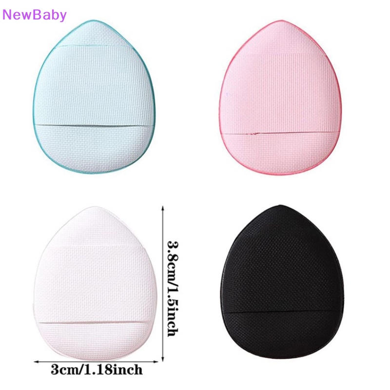 Newbaby 10Pcs Ukuran Mini Finger Puff Set Makeup Sponge Concealer Puff Alat Makeup ID