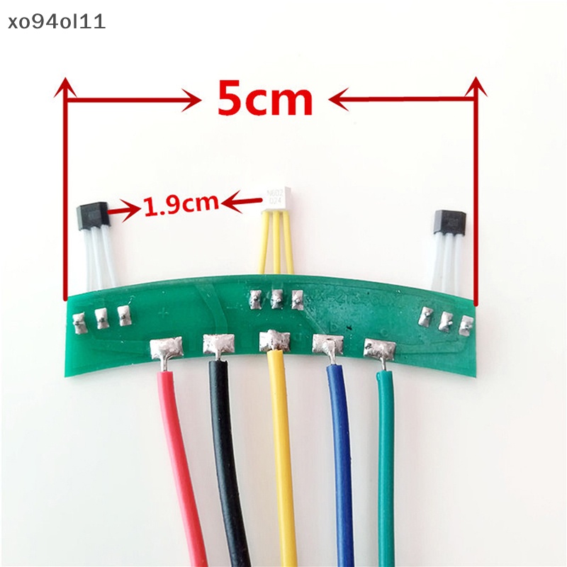 Xo 2-roda Kendaraan Elektrik Sensor Aula Motor Dengan Kabel Papan 213sensor Aula Motor 60derajat Untuk Elemen E-Bike OL
