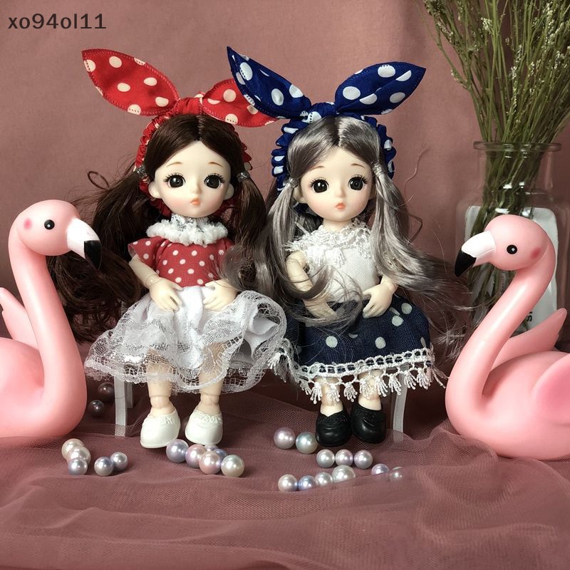 Xo 16-17cm Pakaian Boneka Dress Up Setelan Rok Hadiah Terbaik Untuk Anak DIY Mainan Anak Perempuan OL