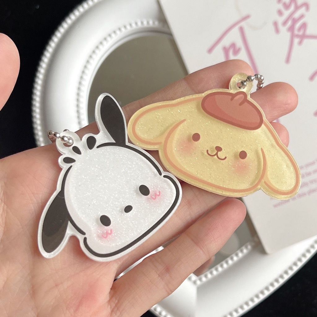 Gantungan Kunci Sanrio Baru Gadis Manis Lucu Kartun Liontin Tas Aksesoris