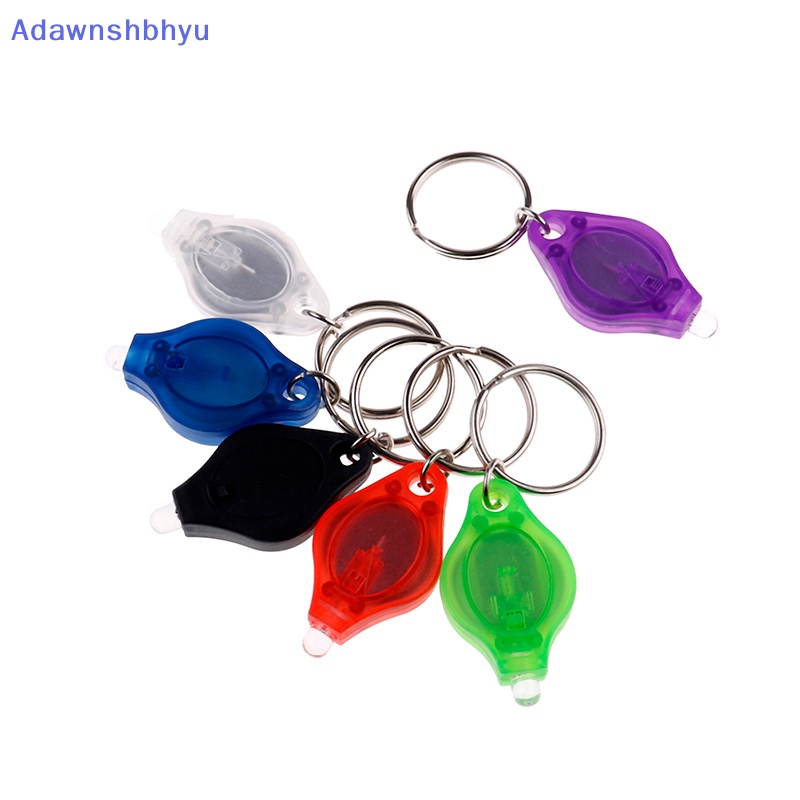 Adhyu Mini super micro Terang Cahaya LED camping Senter keyring Gantungan Kunci torch lamp ID