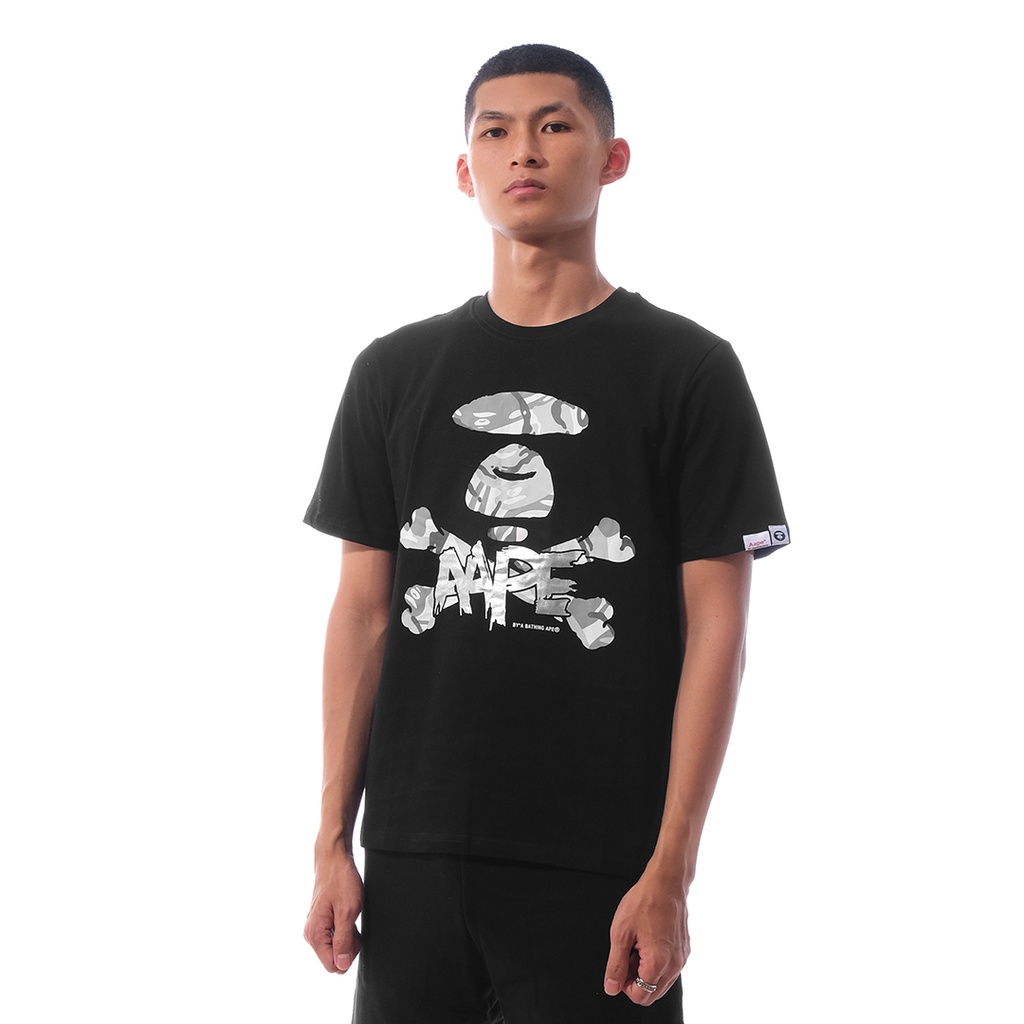 Aape by A Bathing Ape Silver Camo T-Shirt